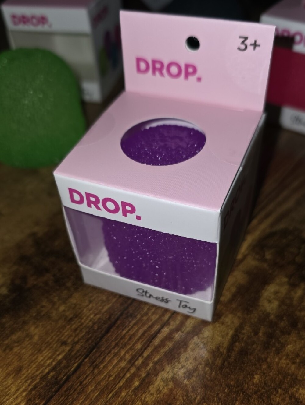 DROP. Stress Toy Squishy Ball - Purple